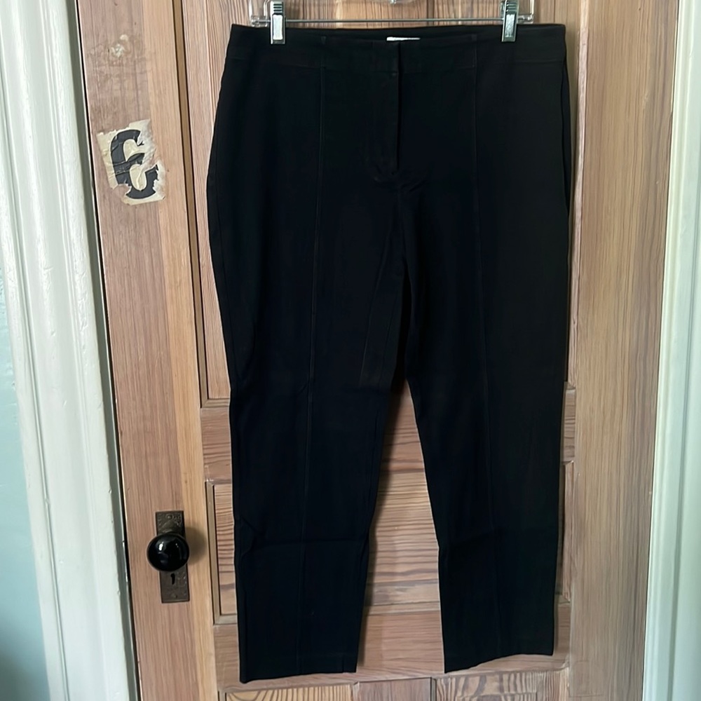 J Jill black cropped bistretch pant size 12